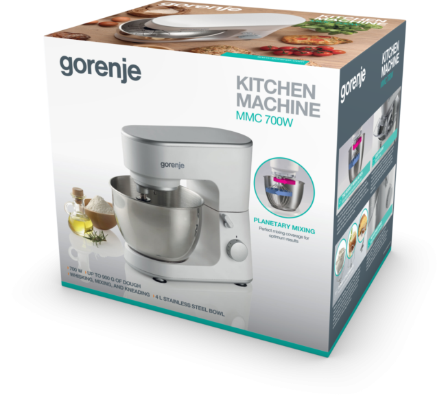 Кухонная машина, 700Вт, 6 скоростей Gorenje MMC700W Кухонная машина, 700Вт, 6 скоростей Gorenje MMC700W