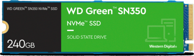 Твердотельный накопитель WD Green SN350 WDS240G2G0C Твердотельный накопитель WD Green SN350 WDS240G2G0C