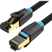 Патч-корд Vention прямой SFTP cat.8 RJ45 - 0,5м. Черный Тканевая оплетка Vention IKGBD Патч-корд Vention прямой SFTP cat.8 RJ45 - 0,5м. Черный Тканевая оплетка Vention IKGBD