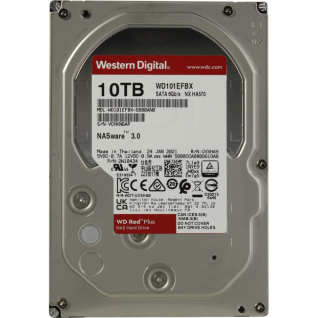 Жесткий диск Western Digital Red Plus 10TB (WD101EFBX)