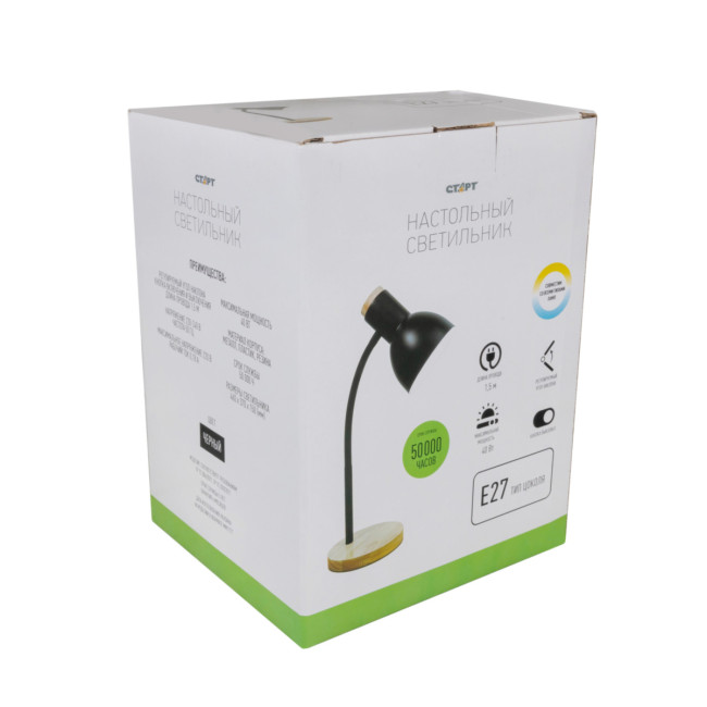 Светильник настольный СТАРТ CT84 черный цоколь E27 Светильник настольный СТАРТ CT84 черный цоколь E27 Светильник настольный СТАРТ CT84 черный цоколь E27 Светильник настольный СТАРТ CT84 черный цоколь E27