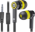Defender Гарнитура для смартфонов Pulse 420 черный + желтый, вставки Defender Pulse 420