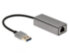 Кабель-переходник USB 3.0 (Am) --> LAN RJ-45 1000 Mbps, Alum Shell, iOpen (Aopen/Qust) <ADU312M> VCOM ADU312M