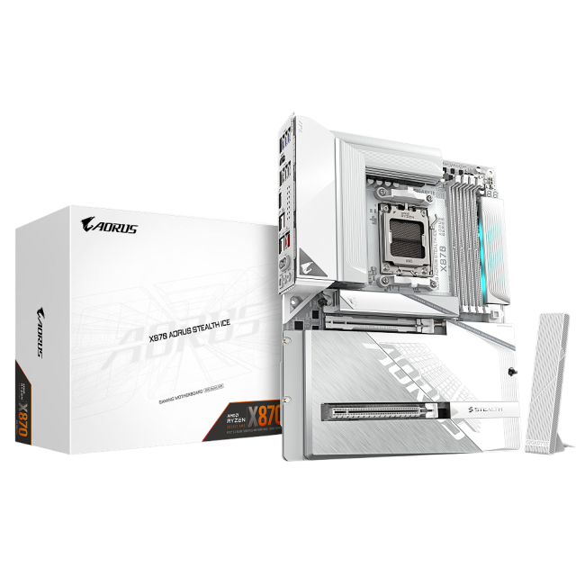 Материнская плата GIGABYTE X870 A STEALTH ICE