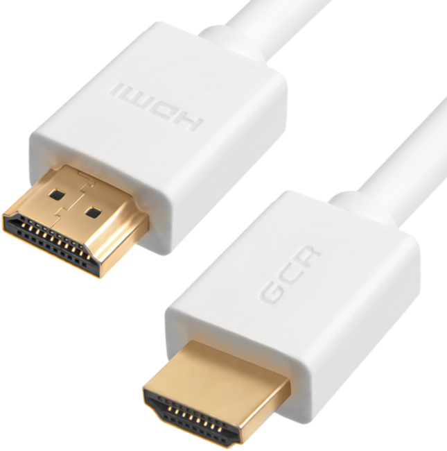 Greenconnect Кабель 10.0m HDMI версия 2.0, HDR 4:2:0, Ultra HD, 4K 60 fps 60Hz/5K*30Hz, 3D, AUDIO, 18.0 Гбит/с, 28/28 AWG, OD7.3mm, тройной экран, белый, GCR-HM761-10.0m Greenconnect HDMI (m) - HDMI (m) 10м