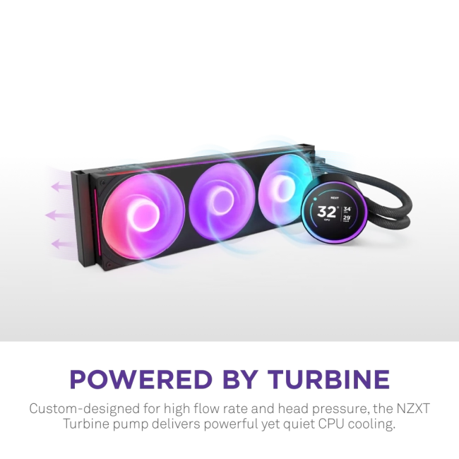 Система жидкостного охлаждения для ПК NZXT Kraken Elite 420 RGB RL-KR42E-B2 Система жидкостного охлаждения для ПК NZXT Kraken Elite 420 RGB RL-KR42E-B2