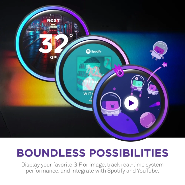 Система жидкостного охлаждения для ПК NZXT Kraken Elite 420 RGB RL-KR42E-B2 Система жидкостного охлаждения для ПК NZXT Kraken Elite 420 RGB RL-KR42E-B2