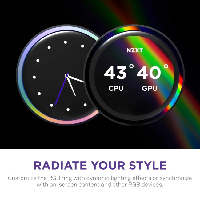 Система жидкостного охлаждения для ПК NZXT Kraken Elite 420 RGB RL-KR42E-B2 Система жидкостного охлаждения для ПК NZXT Kraken Elite 420 RGB RL-KR42E-B2