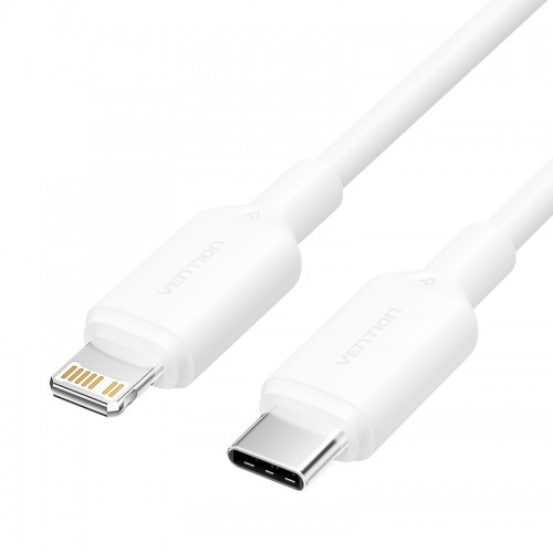 Кабель Vention USB 2.0 CM/Lightning 8M для iPad/iPhone 3A - 1м. Белый Vention LAKWF