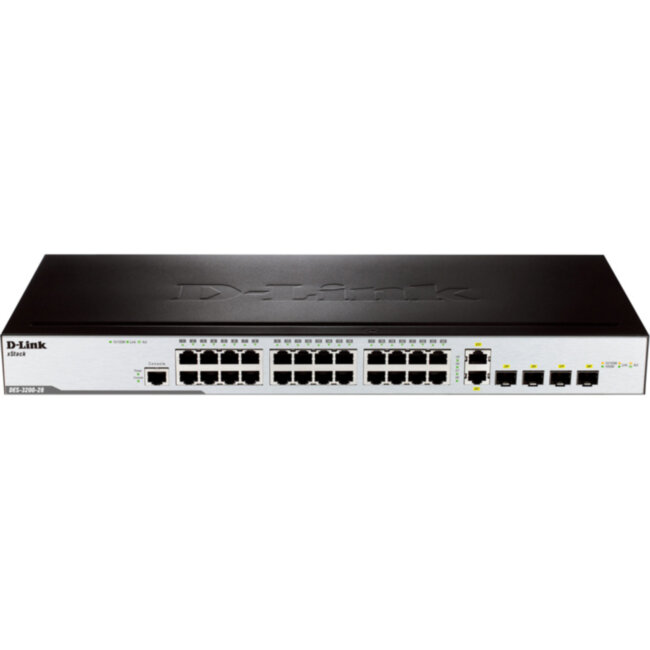 Сетевой коммутатор D-Link DES-3200-28/C1A