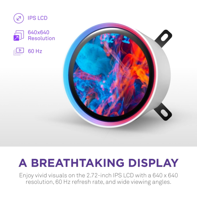 Система жидкостного охлаждения для ПК NZXT Kraken Elite 420 RGB RL-KR42E-W2 Система жидкостного охлаждения для ПК NZXT Kraken Elite 420 RGB RL-KR42E-W2