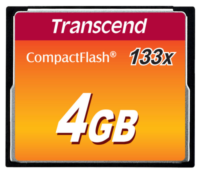 Карта памяти Transcend CompactFlash 133 4GB