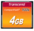 Карта памяти Transcend CompactFlash 133 4GB
