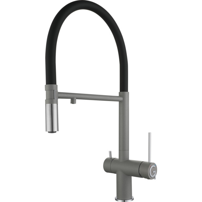 Смеситель RIVELATO Rivelato 1523517 grigio cromo