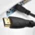 Greenconnect Кабель 0.3m HDMI версия 1.4, черный, OD7.3mm, 30/30 AWG, позолоченные контакты, Ethernet 10.2 Гбит/с, 3D, 4K, GCR-HM310-0.3m, экран Greenconnect HDMI (m) - HDMI (m) 0.3м