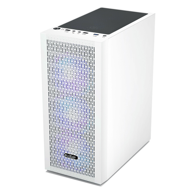 Корпус без блока питания PcCooler MA100 MESH WH Корпус без блока питания PcCooler MA100 MESH WH