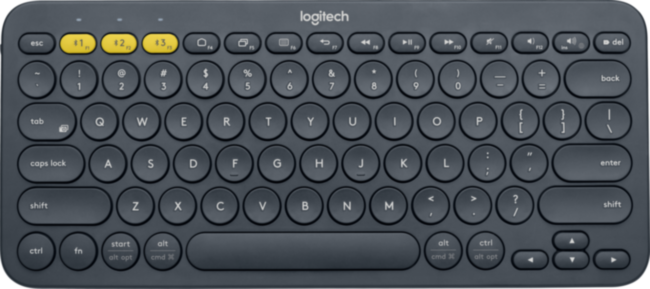 Клавиатура Logitech Keyboard K380 Dark Grey Wireless Bluetooth
