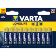Батарейка Varta LONGLIFE LR6 AA BL20 Alkaline 1.5V (4106) (20/200) VARTA 04106101420 Батарейка Varta LONGLIFE LR6 AA BL20 Alkaline 1.5V (4106) (20/200) VARTA 04106101420