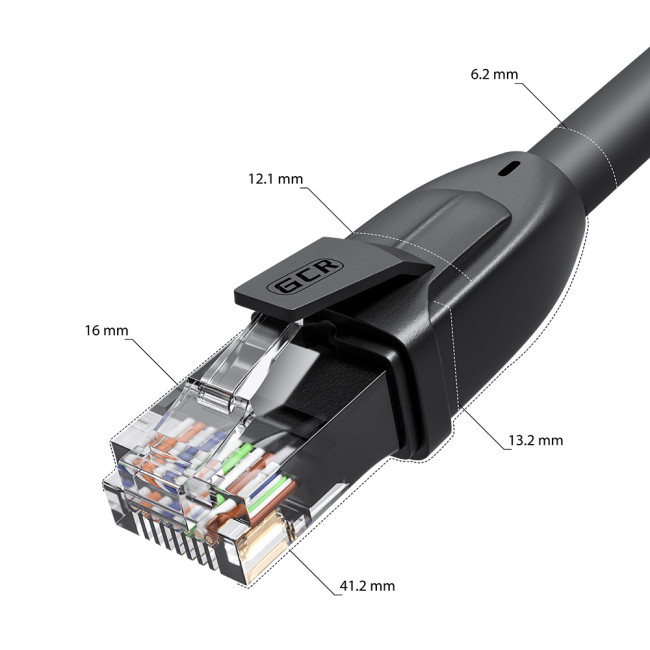 Greenconnect Патч-корд PROF 5.0m, UTP медь кат.6, ethernet high speed 10 Гбит/с, RJ45, T568B Greenconnect RJ45(m) - RJ45(m) Cat. 6 U/UTP PVC 5м