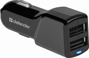 Defender Автомобильный адаптер UCA-34 2xUSB, 5V/3.4А Defender UCA-34