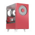 Корпус без блока питания WIZMAX M-ATX Mini Tower case EM1 Woofer Red