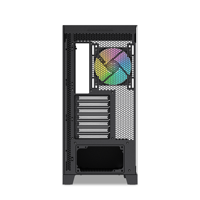 Корпус ПК без блока питания SAMA V50 Black V50-BKADA4X1-GL