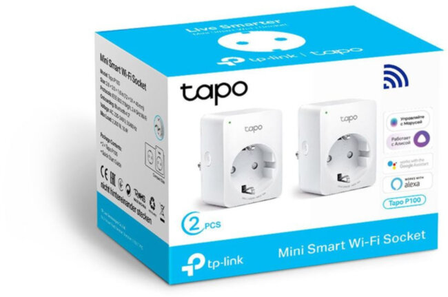 Умная розетка TP-Link Mini Smart Tapo P100 Умная розетка TP-Link Mini Smart Tapo P100