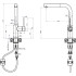 Смеситель RIVELATO Rivelato 1573503 antracite cromo