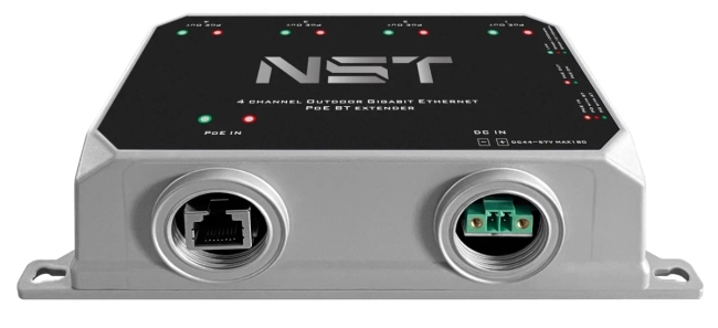 Уличный Ultra PoE удлинитель - коммутатор Gigabit Ethernet до 250м на 5 портов NST NS-EXSW-5GP/W Уличный Ultra PoE удлинитель - коммутатор Gigabit Ethernet до 250м на 5 портов NST NS-EXSW-5GP/W