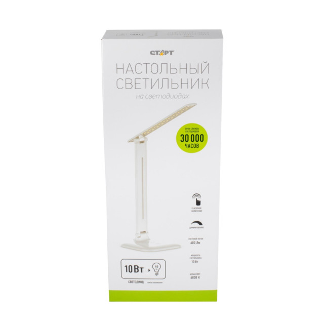 Светильник настольный светодиодный СТАРТ  CT58 белый Светильник настольный светодиодный СТАРТ CT58 белый