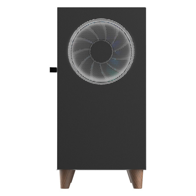 Корпус без блока питания WIZMAX M-ATX Mini Tower case EM1 Woofer Black