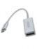 Кабель-адаптер USB 3.1 Type-Cm --> DP(f) 3840x2160@60Hz, 10Gbps, Aluminum Shell, 0,15m VCOM<CU422M> Telecom USB 3.1 Type-CM --> DP(f)