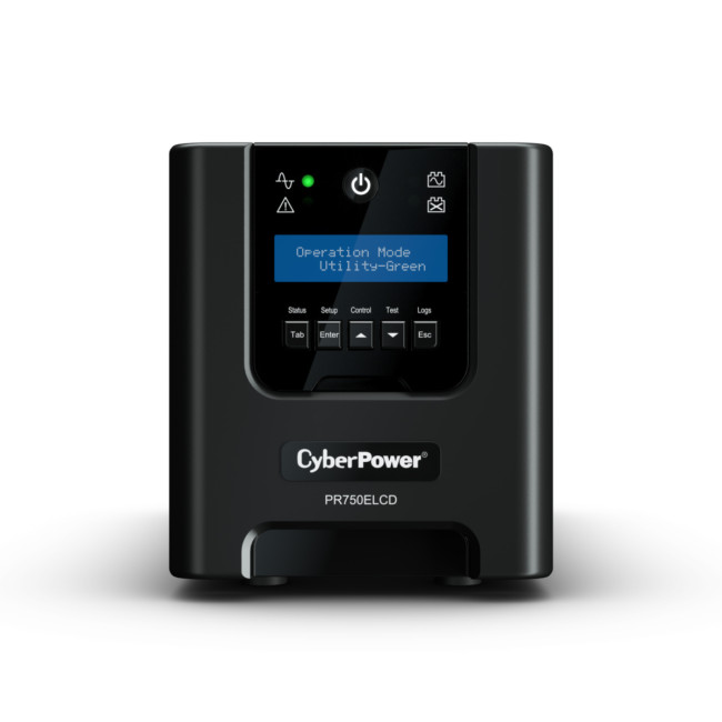 ИБП CyberPower PR750ELCD, Line-Interactive, 750VA/675W, 6 IEC-320 С13 розеток, USB&Serial, SNMPslot, LCD дисплей, Black, 0.48х0.27х0.28м., 13.5кг. CyberPower PR750ELCD 750VA ИБП CyberPower PR750ELCD, Line-Interactive, 750VA/675W, 6 IEC-320 С13 розеток, USB&Serial, SNMPslot, LCD дисплей, Black, 0.48х0.27х0.28м., 13.5кг. CyberPower PR750ELCD 750VA