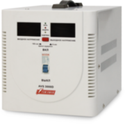 Стабилизатор POWERMAN AVS 3000D, ступенчатый регулятор, цифровые индикаторы уровней напряжения, 3000ВА, 140-260В, максимальный входной ток 20А, клеммная колодка, IP-20, напольный,  280мм х 200мм х 225мм, 6.8 кг. POWERMAN AVS 3000D