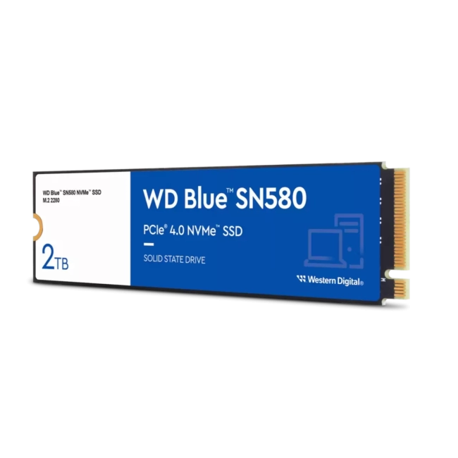 Твердотельный накопитель WD Blue SN580 WDS200T3B0E
