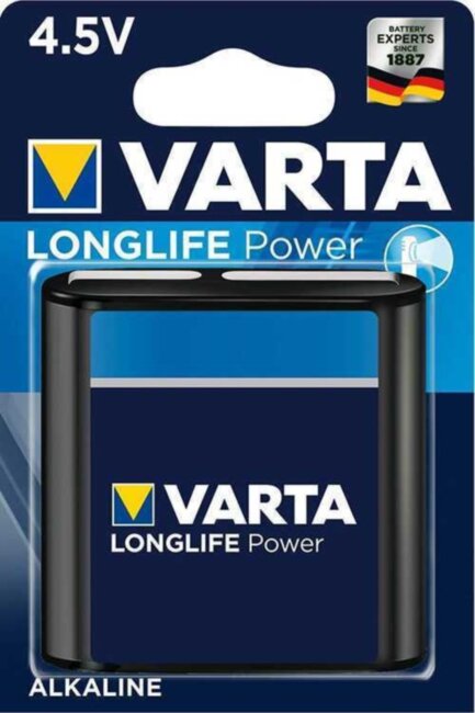 Батарейка Varta LONGLIFE POWER (HIGH ENERGY) 3LR12 BL1 Alkaline 4.5V (4912) (1/10/100) Батарейка Varta LONGLIFE POWER (HIGH ENERGY) 3LR12 BL1 Alkaline 4.5V (4912) (1/10/100) (4912121411)