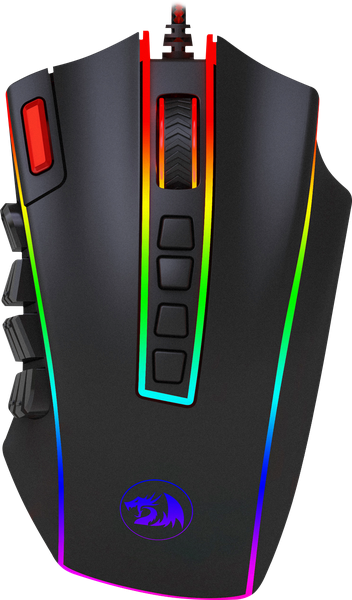 Redragon Проводная игровая мышь Legend Chroma RGB,24 кнопки,24000 dpi Redragon Legend Chroma