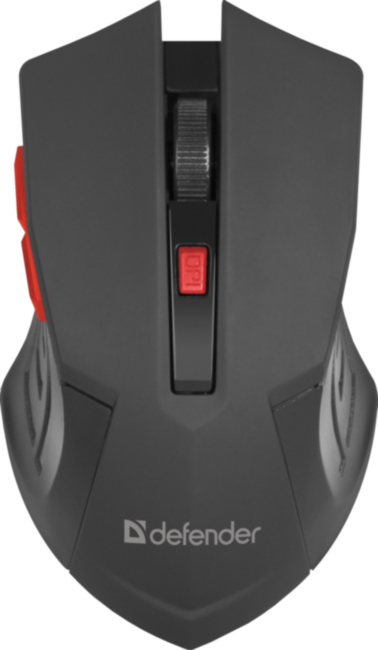 Defender Беспроводная оптическая мышь Accura MM-275 красный,6 кнопок, 800-1600 dpi Defender Accura MM-275 Red