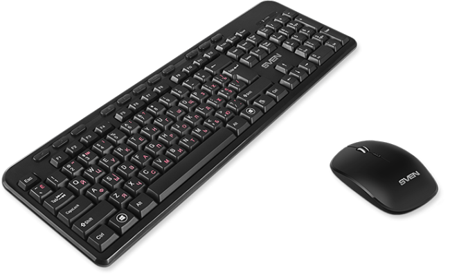 Беспроводной набор клавиатура+мышь SVEN KB-C3200W Sven SV-019044 Беспроводной набор клавиатура+мышь SVEN KB-C3200W Sven SV-019044