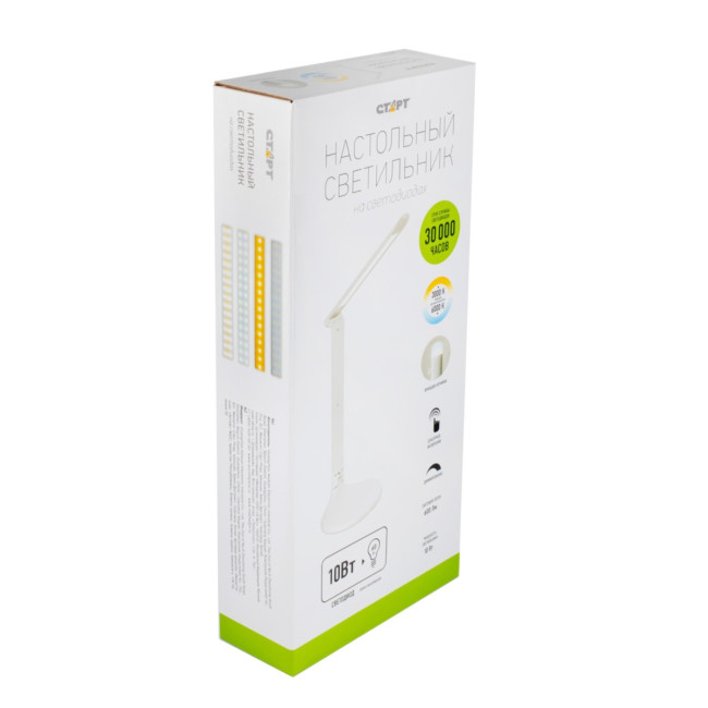 Светильник настольный светодиодный СТАРТ CT59 белый Светильник настольный светодиодный СТАРТ CT59 белый Светильник настольный светодиодный СТАРТ CT59 белый Светильник настольный светодиодный СТАРТ CT59 белый