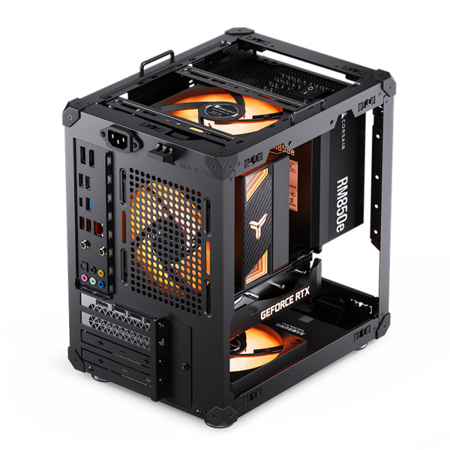 Корпус без блока питания JONSBO C6-ITX Black ITX Корпус без блока питания JONSBO C6-ITX Black ITX