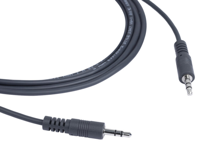 Аудио кабель с разъемами 3,5 мм (Вилка - Вилка), 3 м Kramer mini jack 3.5 mm (m) - mini jack 3.5 mm (m) 3м
