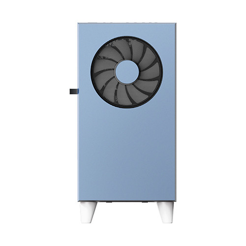 Корпус без блока питания WIZMAX M-ATX Mini Tower case EM1 Woofer Blue