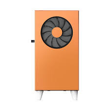 Корпус без блока питания WIZMAX M-ATX Mini Tower case EM1 Woofer Orange