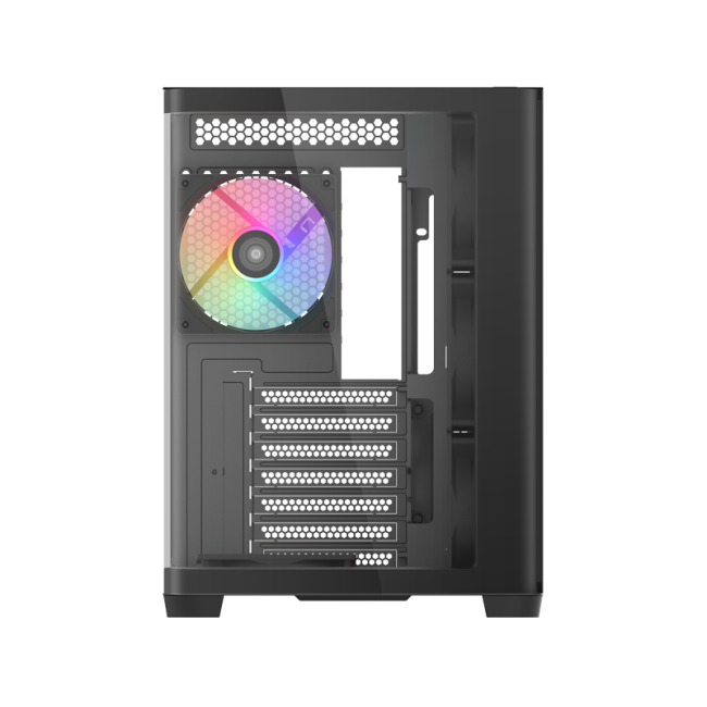 Корпус ПК без блока питания SAMA V60 Black V60-BKADA7X1-GL