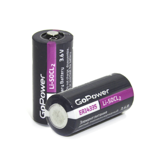 Батарейка GoPower 14335 2/3AA PC1 Li-SOCl2 3.6V (1/10/500) Батарейка GoPower 14335 2/3AA (00-00015331) Батарейка GoPower 14335 2/3AA PC1 Li-SOCl2 3.6V (1/10/500) Батарейка GoPower 14335 2/3AA (00-00015331)