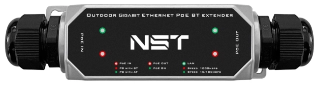 Уличный PoE удлинитель NST NS-EX-1GP/W Уличный PoE удлинитель NST NS-EX-1GP/W