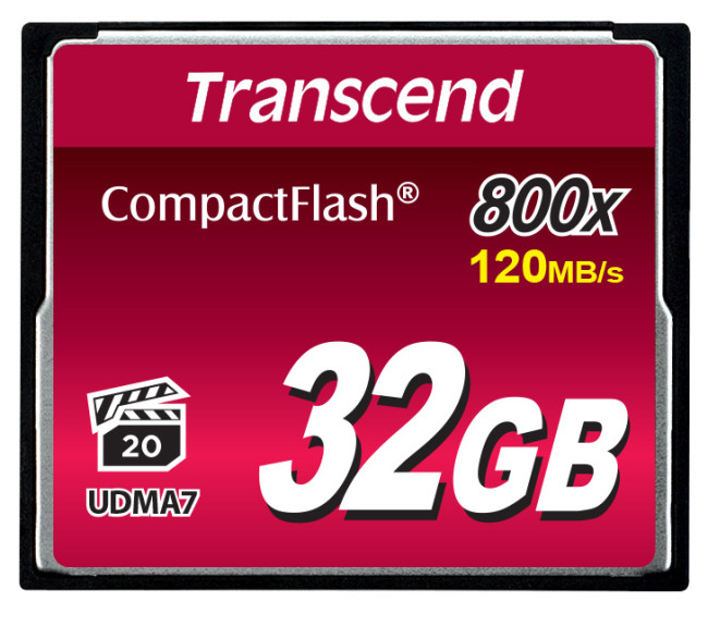Карта памяти Transcend CompactFlash 800 32GB