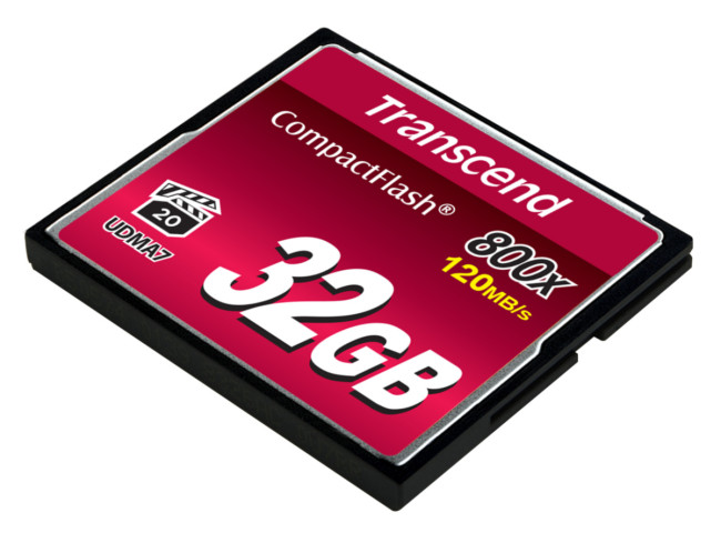 Карта памяти Transcend CompactFlash 800 32GB