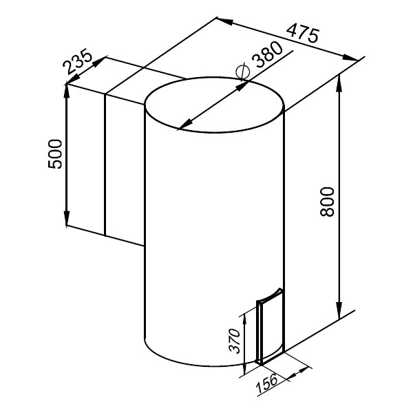 Вытяжка Kuppersberg Вытяжка настенная Kuppersberg WL-MOTUBA GOLD